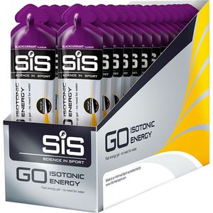 SiS Go Isotonic Energy Gel Blauwe Bes 60ml 30x - Overige artikelen - Sportvoeding - zilver - maat 60-ML