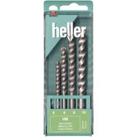 Heller Tools 17744 3 Carbide Steen-spiraalboorset 4-delig 5 mm, 6 mm, 8 mm, 10 mm Cilinderschacht 1 set(s)