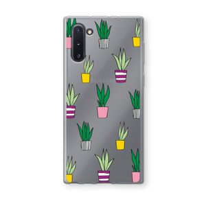 Sanseveria: Samsung Galaxy Note 10 Transparant Hoesje