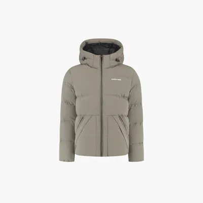 Croyez Down Puffer Jas Heren Lichtbruin - Maat M - Kleur: Lichtbruin | Soccerfanshop