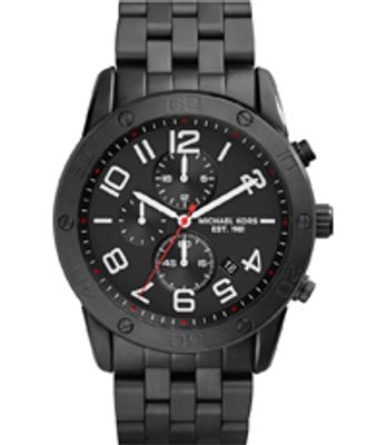 Horlogeband Michael Kors MK8350 Staal Zwart 24mm