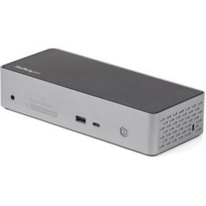 StarTech.com USB-C Dock, 4K 60Hz Quad Monitor DisplayPort & HDMI, Universeel USB Type-C Docking Stat