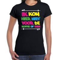 Apres ski t-shirt voor dames - koffie of thee - zwart - apres ski/winter outfit Apres ski t-shirt voor dames - koffie of thee - zwart - apres ski/winter outfit