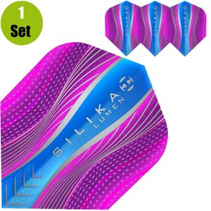 Harrows Silika Lumen Dartflights - Aqua-Roze