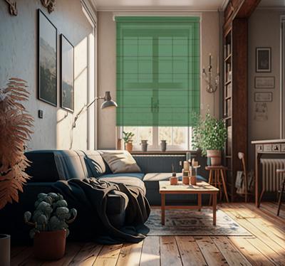 Groene strepen Rolgordijn woonkamer