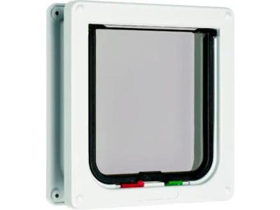 Kattendeur plastic 20x19x5.5cm wit - Catmate