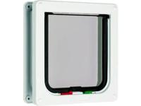 Kattendeur plastic 20x19x5.5cm wit - Catmate