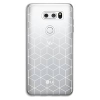 Zwart-witte kubussen: LG V30 Transparant Hoesje