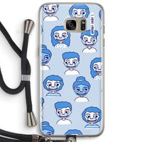 Gezichtjes: Samsung Galaxy S7 Edge Transparant Hoesje met koord