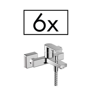 Badmengkraan Opbouw HansGrohe Vernis Shape Eengreeps Projecten 6 stuks Chroom