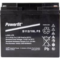 GNB Powerfit Powerfit S112/18L F5 Loodaccu 12 V 18 Ah Loodvlies (AGM) (b x h x d) 181.5 x 167.5 x 77 mm M6-schroefaansluiting Onderhoudsvrij - thumbnail