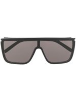 Saint Laurent Eyewear lunettes de soleil à monture oversize - Noir