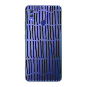 Moroccan stripes: Honor Note 10 Transparant Hoesje