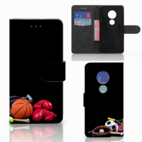 Motorola Moto G7 Play Wallet Case met Pasjes Sports