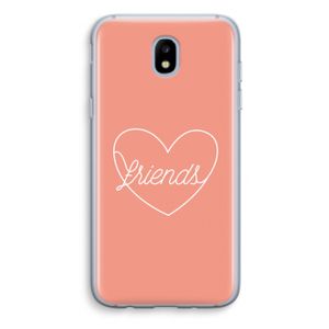 Friends heart: Samsung Galaxy J5 (2017) Transparant Hoesje