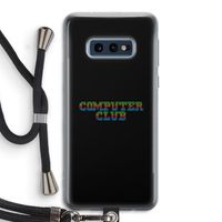 Retro: Samsung Galaxy S10e Transparant Hoesje met koord Retro: Samsung Galaxy S10e Transparant Hoesje met koord