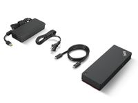 Lenovo ThinkPad Universal Thunderbolt 4 Bedraad Zwart - thumbnail