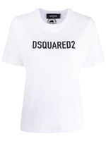 DSQUARED2 t-shirt en coton à logo imprimé - Blanc - thumbnail