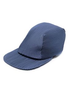 Homme Plissé Issey Miyake casquette à design plissé - Bleu