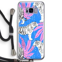 Tijger: Samsung Galaxy S8 Transparant Hoesje met koord Tijger: Samsung Galaxy S8 Transparant Hoesje met koord