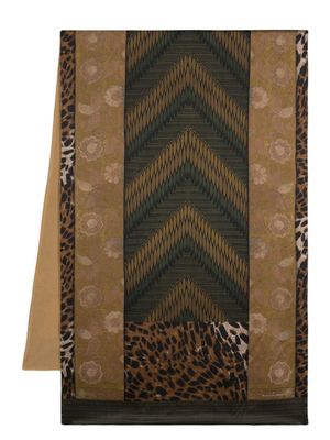 Pierre-Louis Mascia écharpe Adakans à imprimé graphique - Marron Pierre-Louis Mascia écharpe Adakans à imprimé graphique - Marron