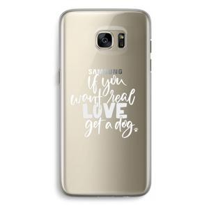 Partner in crime: Samsung Galaxy S7 Edge Transparant Hoesje