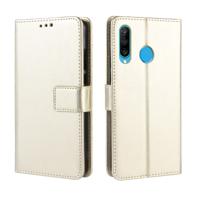 Retro gekke paard textuur horizontale flip lederen geval voor Galaxy M30 met houder & kaart slots & foto frame (goud)