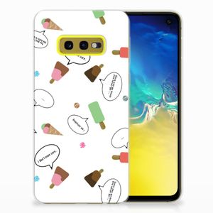 Samsung Galaxy S10e Siliconen Case IJsjes