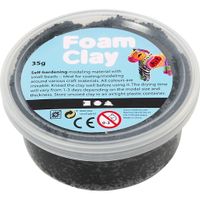 Creativ Company Foam Clay Boetseerklei 35 g Zwart 1 stuk(s)