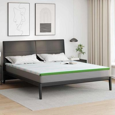 Matraspads Anders Wit en Groen 180 x 200 cm