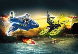 PLAYMOBIL City Action - Politiejet: drone-achtervolging (70780)