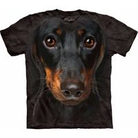 Honden dieren T-shirt Teckel hond voor volwassenen - thumbnail