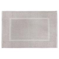 Differnz Basics badmat 100% katoen - geschikt voor vloerverwarming - 50 x 80 cm - steengrijs