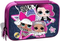 L.O.L. Surprise! etui meisjes 20 cm polyester roze/navy 30 delig - thumbnail