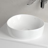 Villeroy & Boch Antao Opzetwastafel - 400 x 395 x 146 mm - Wit Alpin CeramicPlus - zonder overloop 4a7240r1