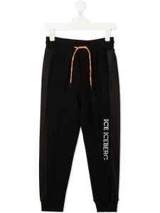 Iceberg Kids pantalon de jogging à logo imprimé - Noir