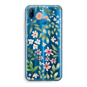 Botanical sweet flower heaven: Huawei P20 Lite Transparant Hoesje
