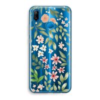 Botanical sweet flower heaven: Huawei P20 Lite Transparant Hoesje
