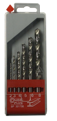 CON:P Set Metaalboren 2-8Mm 6Dlg - BP301706