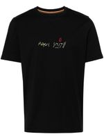 Paul Smith t-shirt en coton biologique à logo imprimé - Noir - thumbnail