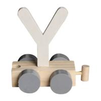 JeP kids houten treinletter Y-offwhite