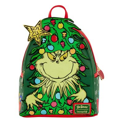 Dr. Seuss by Loungefly Mini Backpack Grinch Holiday Dr. Seuss by Loungefly Mini Backpack Grinch Holiday