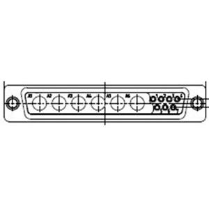 Molex Molex MOL Power & Signal Sol. 1731070153 D-sub stekker Aantal polen: 43 Solderen 1 stuk(s) Carton