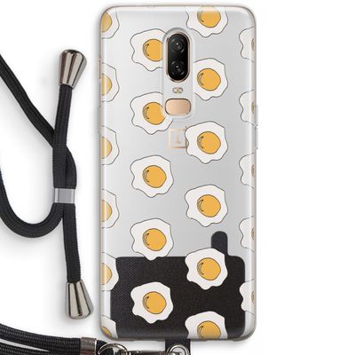 Bacon to my eggs #1: OnePlus 6 Transparant Hoesje met koord
