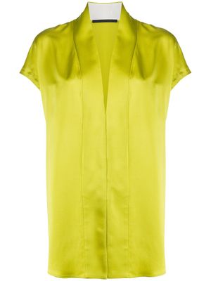 Haider Ackermann blouse à col v - Vert
