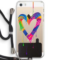 Melts My Heart: iPhone 5 / 5S / SE Transparant Hoesje met koord