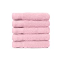 The One Badhanddoek 450 gram 70x140 cm Licht Roze (5 stuks)