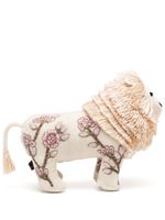 Anke Drechsel peluche lion à broderies - Blanc
