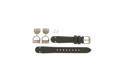 Horlogeband Armani Exchange AX5329 Leder Taupe 13mm