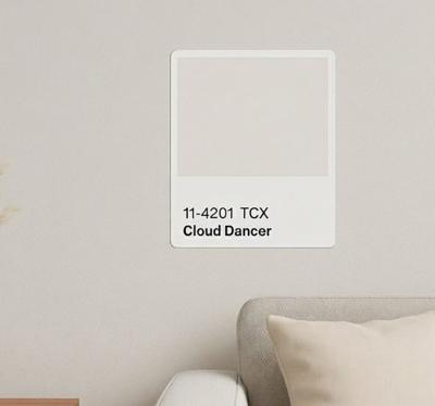 Muursticker grijs kleurkaart